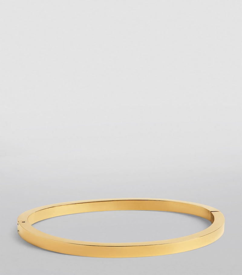 Nialaya gold-plated Simplicity bangle (British brand)