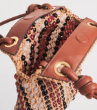 Veronica Beard small beaded slouch bag, imported from the UK