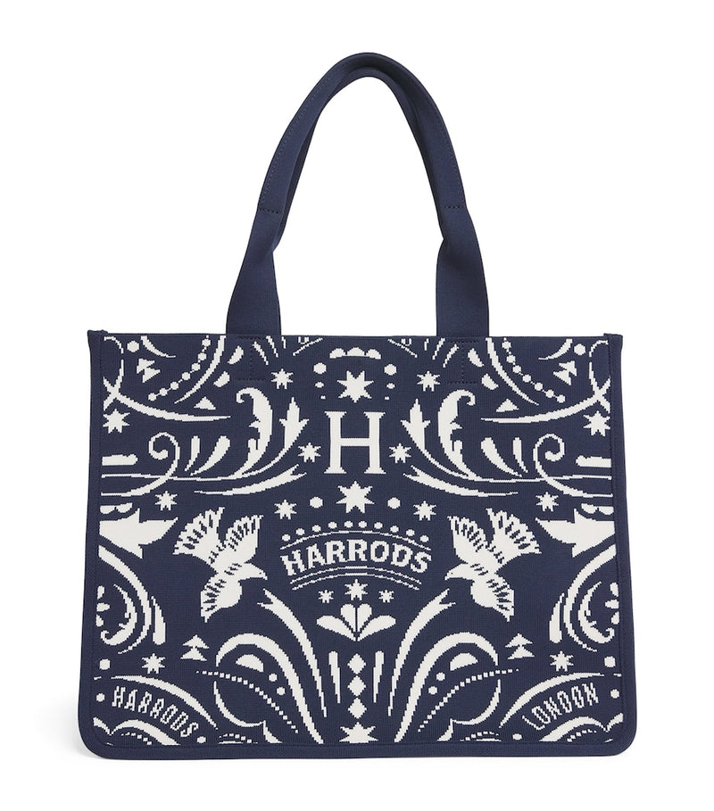 Harrods medium Knights of Brompton tote bag - British product