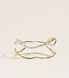 Bracelet manchette plaqué or Solanales Alexis Bittar - Produit britannique