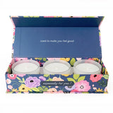 Superdrug Thank You Set of 3 Scented Candles Parisian Window Box Glass Container 300g- Buy online at McGrocer