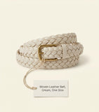 Ceinture tressée en cuir nappa Prada de 2 cm de large (marque britannique)
