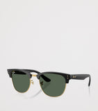 Ray-Ban Clubmaster Reverse Square Sunglasses gold-tone acetate, imported from the UK