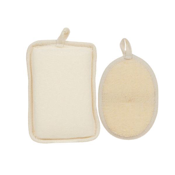 Bathtopia dual body scrubber exfoliating sponge set, UK version