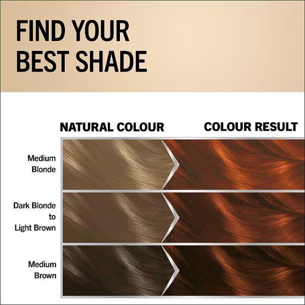 Schwarzkopf Oleo Intense light copper brown hair dye (British brand)