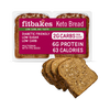 Fitbakes keto flaxseed bread 2g carbs high protein 190g (British brand)
