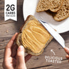 Fitbakes keto flaxseed bread 2g carbs high protein 190g (British brand)