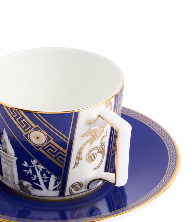 Wedgwood Renaissance teacup and saucer set of 2 (British brand)