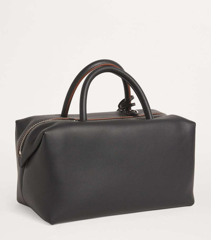Max Mara leather satchel top-handle bag - British product