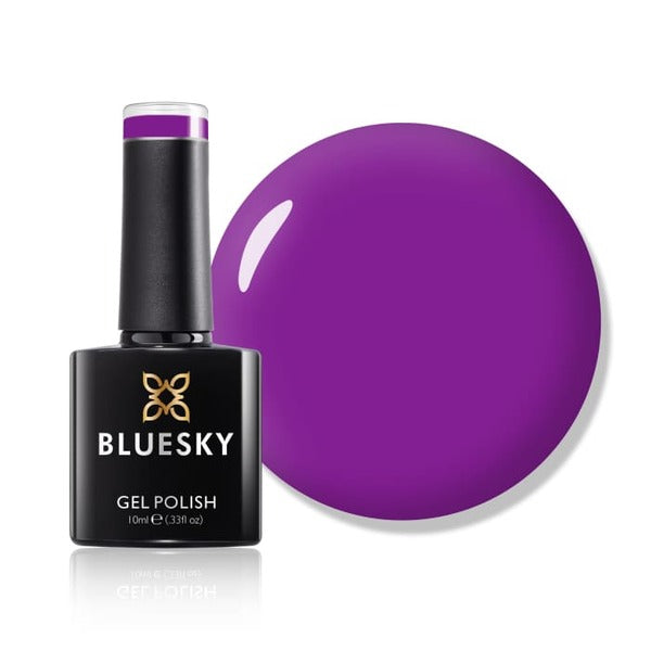 Bluesky Gel Polish My Runaway Purple shade - British product