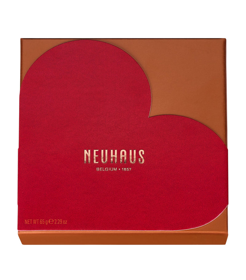 Neuhaus Small Prestige heart-shaped chocolate box 65g, imported from the UK