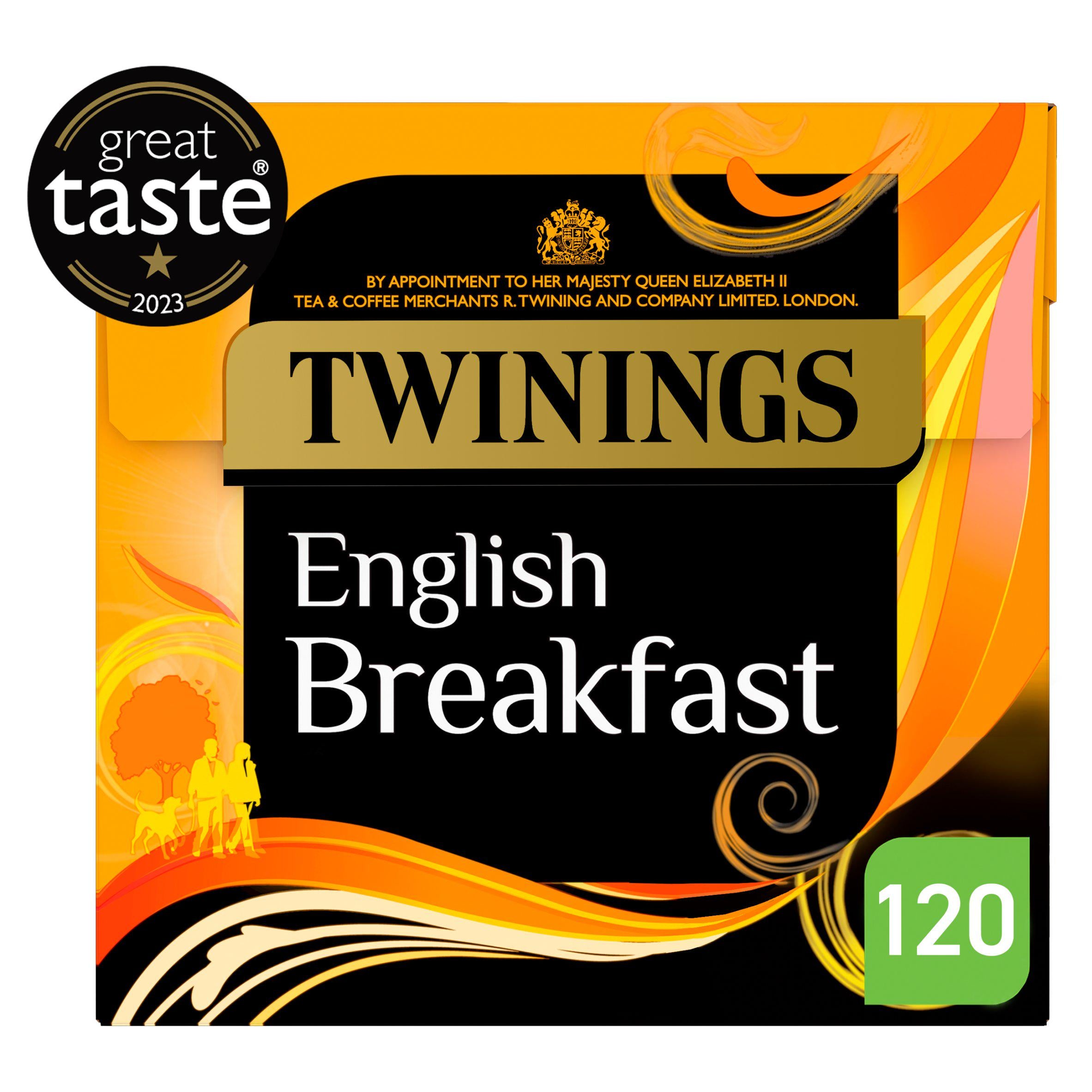 Twinings English Breakfast Plant Based Tea Bags x120 300g GOODS Sainsburys