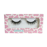 Space Baby Top Tier strip lashes faux mink (British brand)