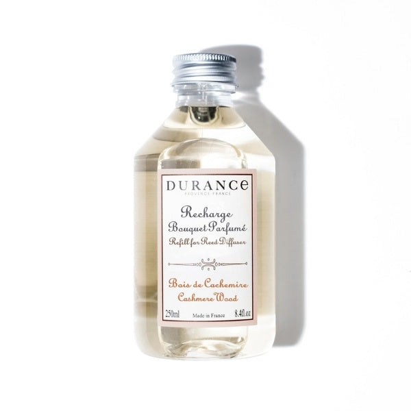 Durance reed diffuser refill cashmere wood 250ml - French product
