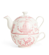 Harrods Harrods Bone China Toile Tea for One Set- Buy online at McGrocer