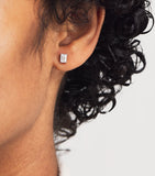 Harrods white gold diamond stud earrings 1.50ctw, UK version
