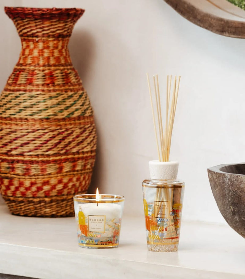 Baobab Collection Saint-Tropez candle and diffuser gift set, imported from the UK
