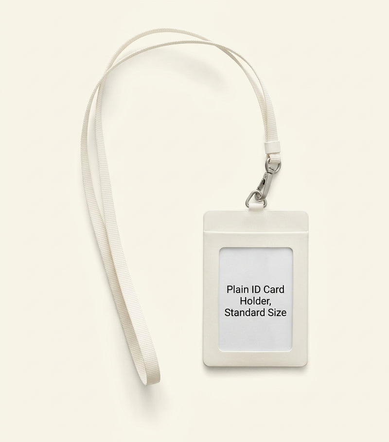 Prada Saffiano leather badge holder in blush, British product