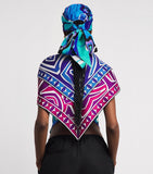 PUCCI silk scarf Labirinto 90x90cm - British product