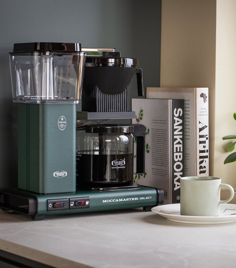 Moccamaster KBG Select filter coffee machine, imported from the UK