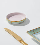 GINORI 1735 porcelain butter dish Rosa 10cm, UK version