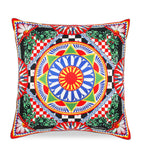 Dolce&Gabbana silk Carretto square cushion 45cm x 45cm - British product