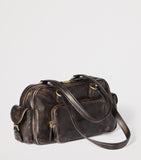 Miu Miu nappa leather top-handle bag with pockets, UK version