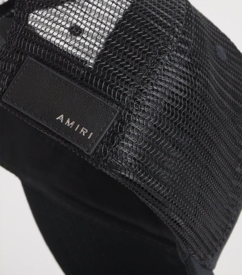 AMIRI Stacked Bones trucker hat, imported from the UK
