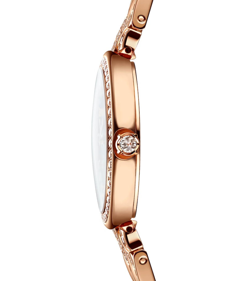Bvlgari Divas Dream rose gold diamond watch 33mm - British product