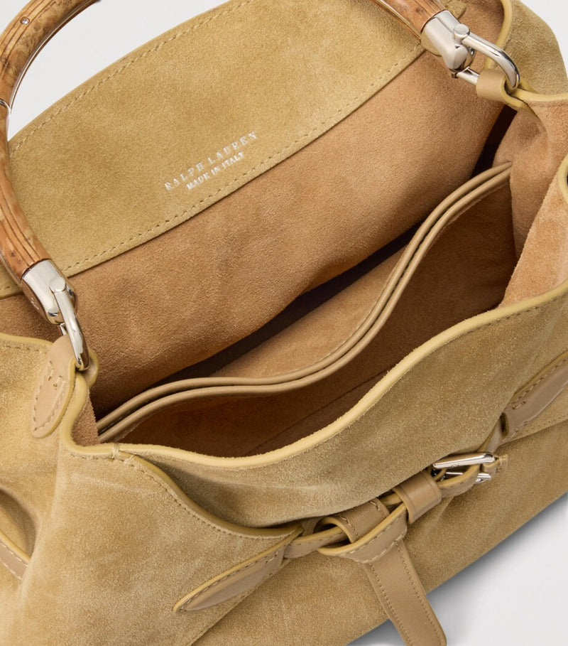 Ralph Lauren Collection top-handle bag in calfskin, imported from the UK