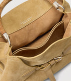 Ralph Lauren Collection top-handle bag in calfskin, imported from the UK