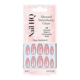 Superdrug Nail HQ Almond Strawberry Glaze Nails (24 Pieces)- Buy online at McGrocer