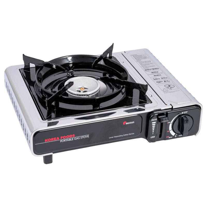 Korea Foods Maxsun portable gas stove for camping, UK version