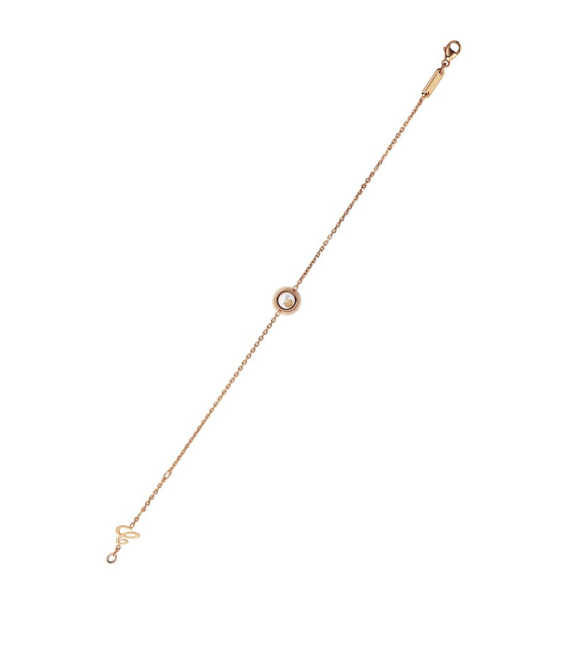 Chopard Happy Diamonds rose gold diamond bracelet - British product