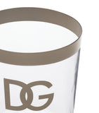Dolce&Gabbana DG Logo glasses set of 2 with silver rim - British product