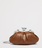 Weekend Max Mara Pasticcino small leather clutch bag, UK version