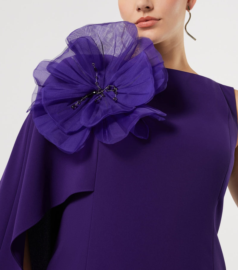 Marina Rinaldi silk organza flower brooch - British product