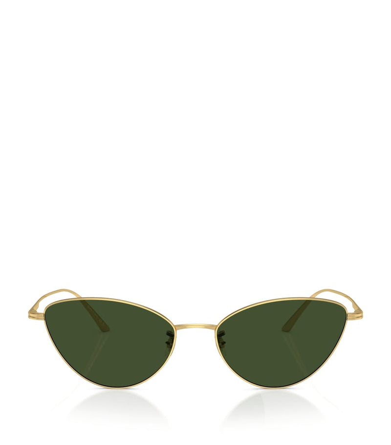 Oliver Peoples Khaite 1998C cat eye sunglasses, imported from the UK