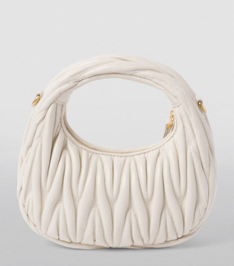 Miu Miu Wander mini Nappa leather top-handle bag (British brand)