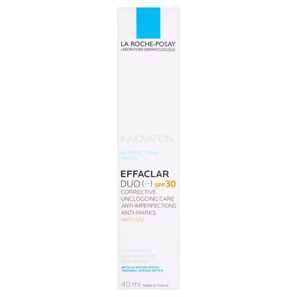 La Roche-Posay Effaclar Duo+ moisturiser SPF30 40ml, imported from the UK
