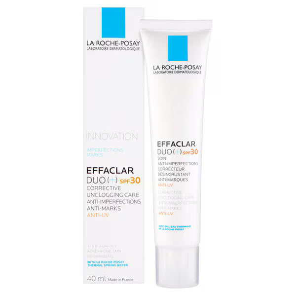 La Roche-Posay Effaclar Duo+ moisturiser SPF30 40ml, imported from the UK