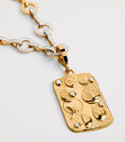 Azlee yellow gold diamond moon phases charm - British product