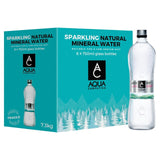 AQUA Carpatica Glass Naturally Sparkling Mineral Water Nitrates Free 6 x 750ml - McGrocer