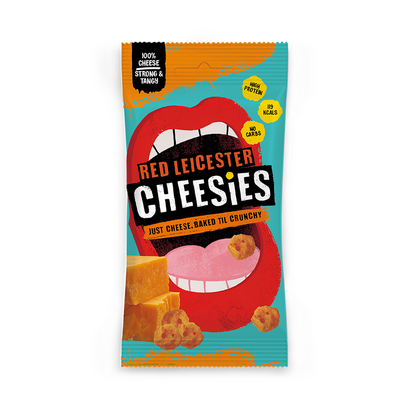 Cheesies Red Leicester cheese snack 20g - British product