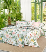 Harrods Floral Artemis-Noblesse Flat Sheet 280x290cm- Buy online at McGrocer