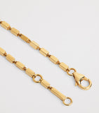 Suzanne Kalan medium block chain yellow gold diamond bracelet - British product