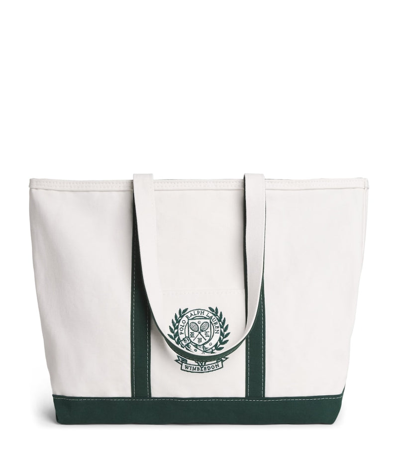 Polo Ralph Lauren Wimbledon large cotton shopper bag (British brand)
