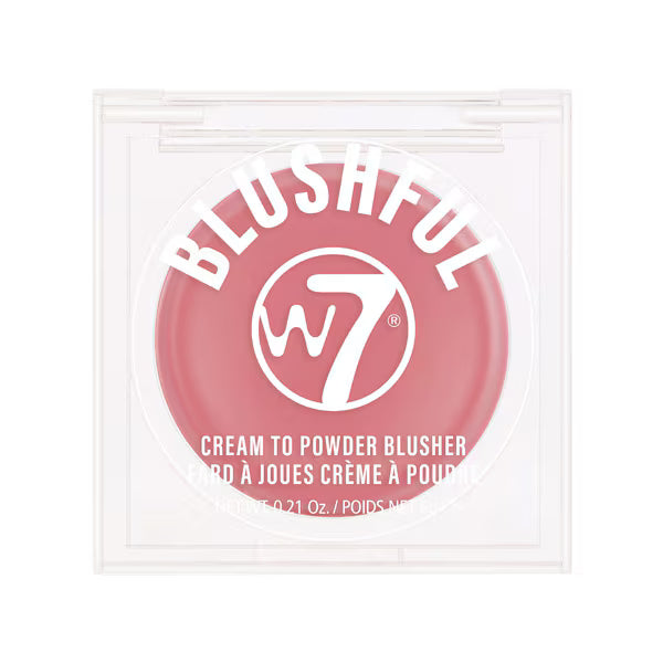 W7 Cream to powder blusher Sassy 6g (British brand)