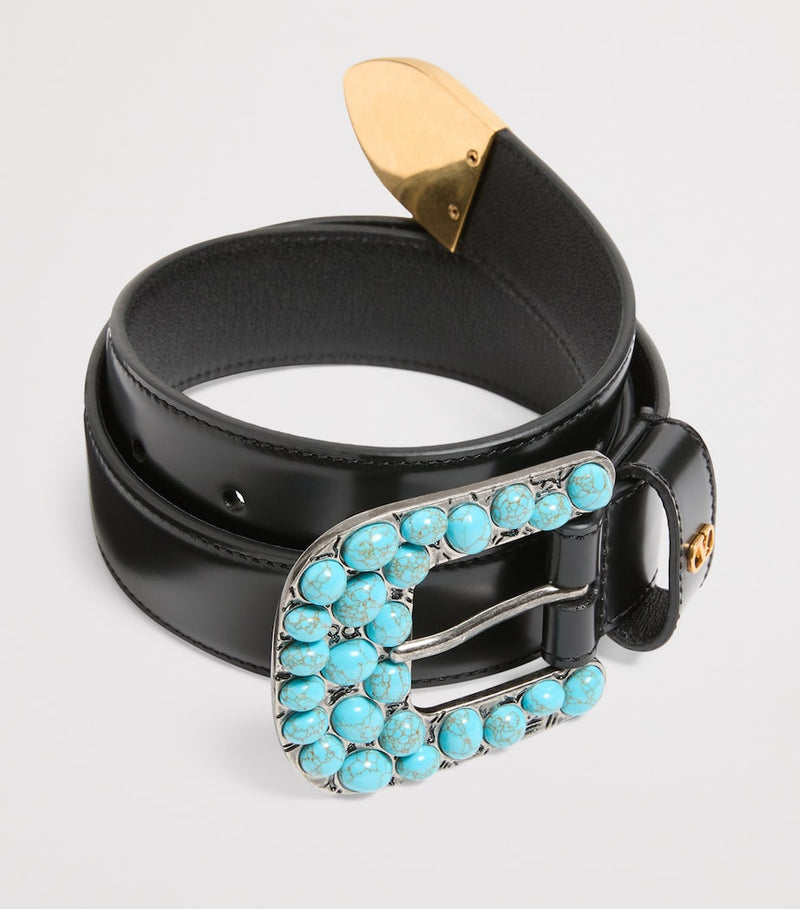 Valentino Garavani VLogo Signature Gemstone belt, UK version