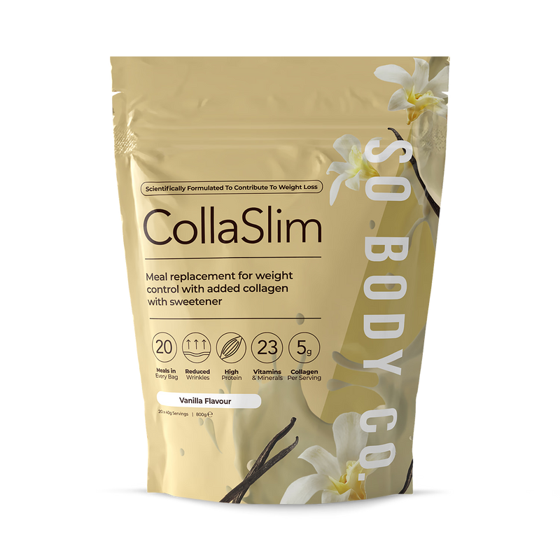 So Body Co CollaSlim vanilla meal replacement shake 40g - British product